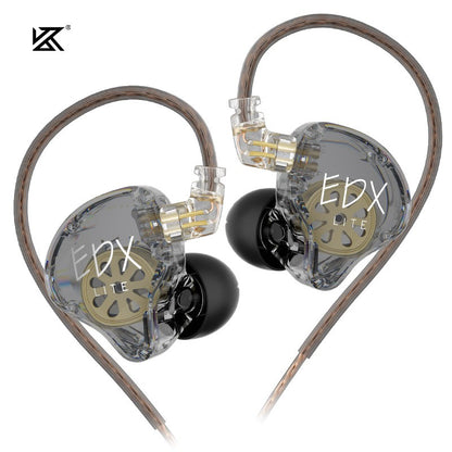 KZ EDX Lite Wired In Ear Earphones  Monitor Stage Live Headphones HIFI Stereo Bass Music Earbuds Sports Gaming Headset