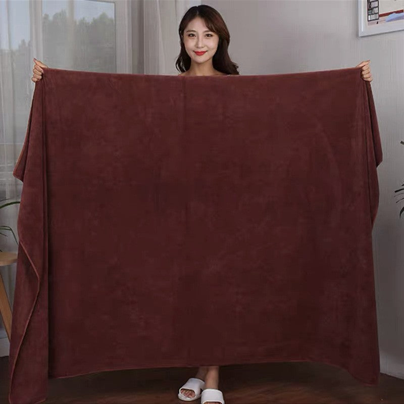 New ultra absorbent ultra-fine fiber bath towel, soft and fast drying, oversized bath towel, sports beach bathroom towel