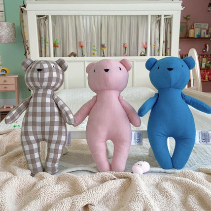 2025 Baby Plush Toy Comforts Sleeping Cute Rabbit, Bear, Mouse Baby Girl Doll, Cloth Doll Doll