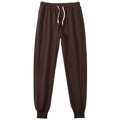 Men 100% Cotton Pants Elastic Gym Sweatpants Casual Jogging Trousers Sport Joggers Fitness Running Pants Man Clothing Streetwear