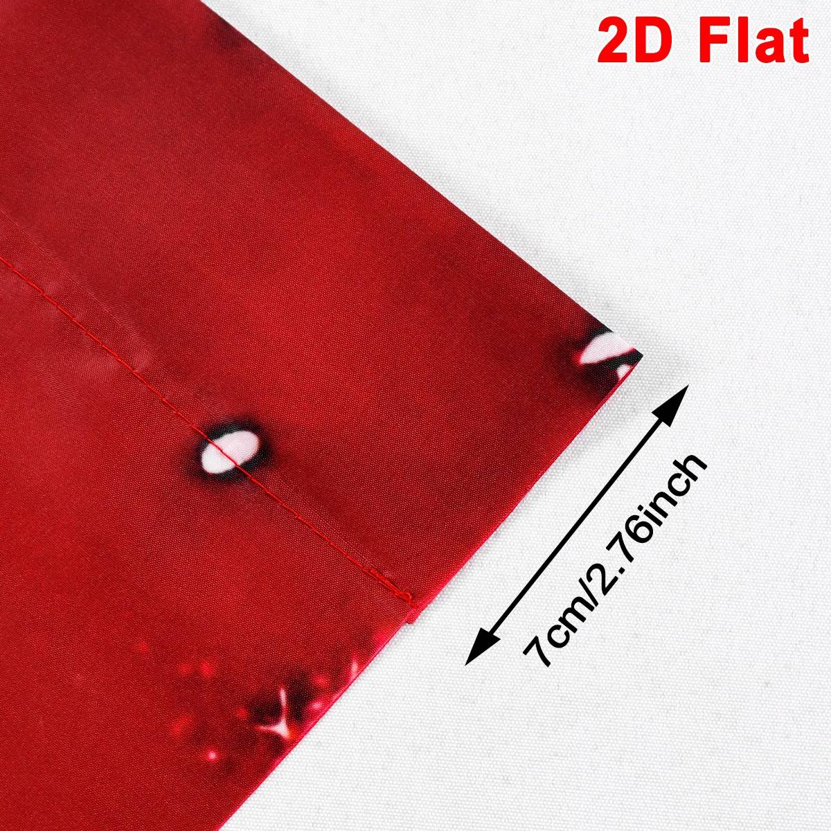 2pcs Merry Christmas Curtains Santa Xmas Tree Design 60*150cm Polyester Window Drapes for Home Bedroom Decor Festive Supplies