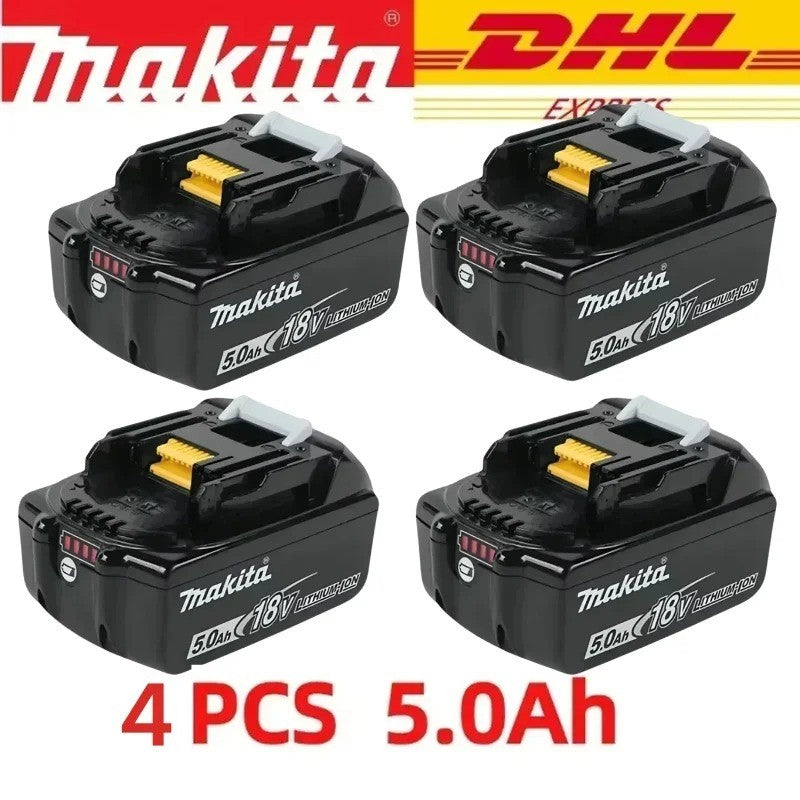 Bateria Recarregável Original Makita 18V 9Ah 6Ah 5Ah para Ferramentas Elétricas Makita Bateria de íons de lítio 18v de Substituição + carregador + furadeira elétrica