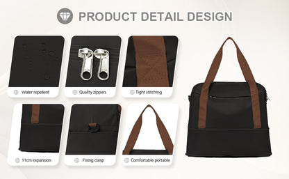 Cabin Bag 40x20x25 Ryanair, 45x36x20 Large Maximum Hand Luggage for Men and Women, Sports Tote Weekender Bag, Travel Duffel Bag