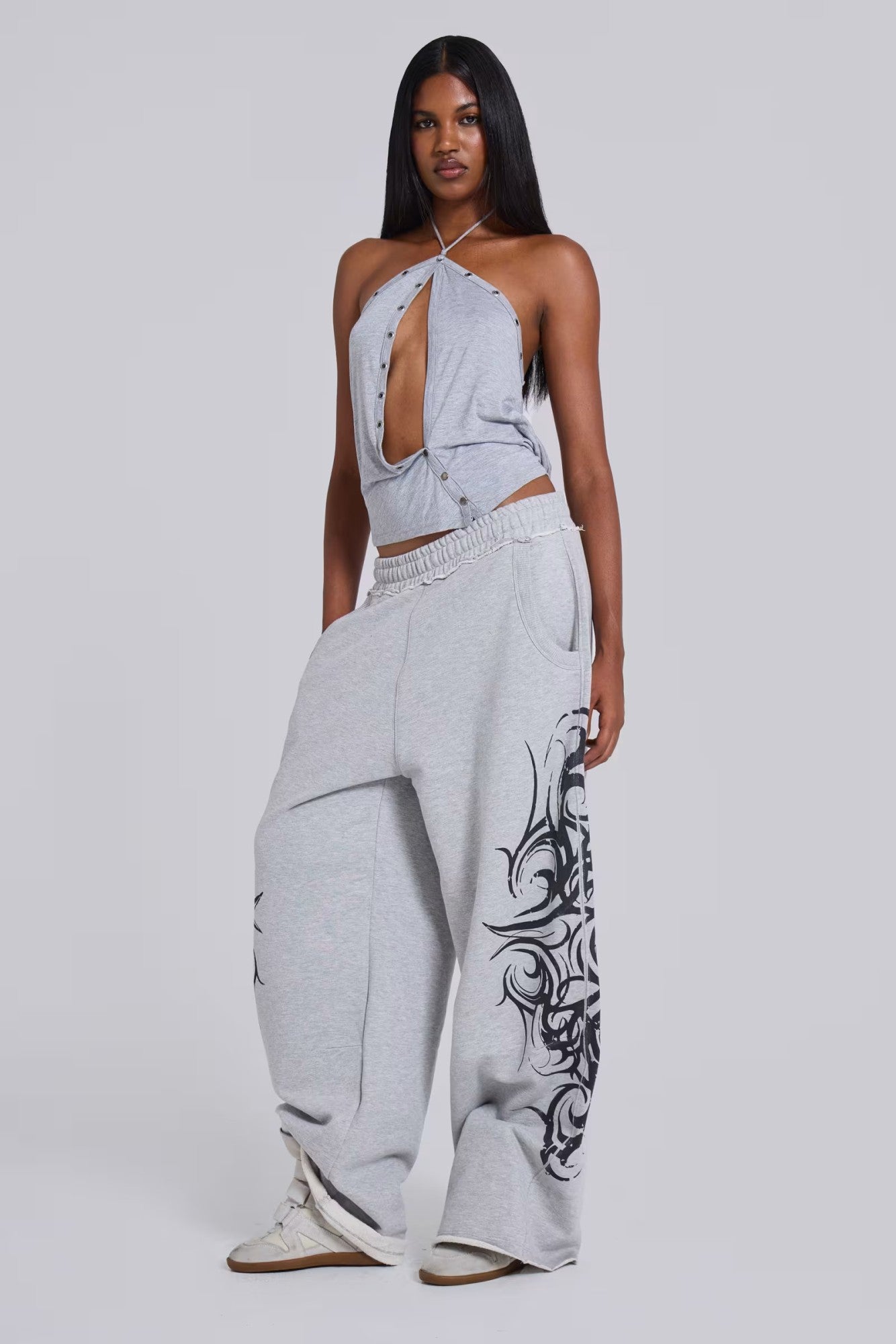 Harajuku Fashion Striped Sweatpants Men Women Baggy Trend Pants Retro Casual Comfortable Durable Training Outdoor Running Pants