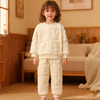 Children's Pajama Sets Tops + Pants 2Pcs Kids Pajamas Winter Girl Clothing Sets Comfortable Children Clothes Boys Sleepwear