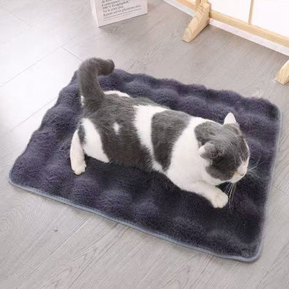 Tapete Pet Ultra Macio Manta Quentinha para Cães e Gatos Cama para Sofá Almofada Ultra Confortável Tapete Cobertor para Gatos e Cães Tapete para Dormir