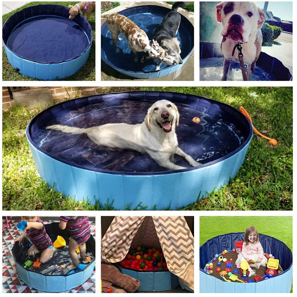 Piscina para Cães ou Cobertura de Piscina, Piscina Portátil de Plástico, Banheira de Higiene, Resistente a Arranhões, Piscinas para Animais de Estimação, Banheira para Cães Grandes