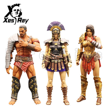 [Pré-Venda] XesRay Fight For Glory 1/12 Action Figure Combatants Wave 6 Cassia Berenice Medocus o Trácio Modelo de Anime Para Presente