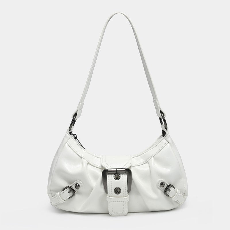 2024 spring hot selling Maillard style retro style small bag spicy girl Y2K wasteland style vintage leather shoulder armpit bag