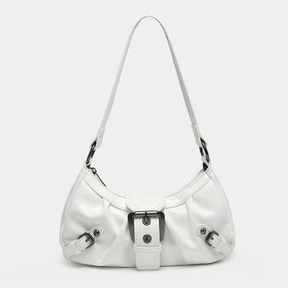 2024 spring hot selling Maillard style retro style small bag spicy girl Y2K wasteland style vintage leather shoulder armpit bag