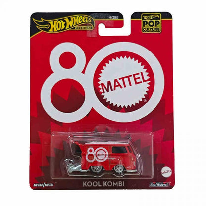 Hot Wheels Pop Culture 2024 HXD63 G Car 80º Aniversário Mattel Modelo Colecionável Miniatura 1:64 Brinquedo de Metal