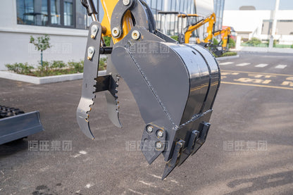Ar Condicionado Cabine Escavadeira Mini de Esteira 2,5 Toneladas Trator Agrícola a Diesel Mini Escavadeira Hidráulica Máquinas de Construção
