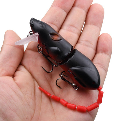 15.5g Mouse Lure Artificial Plastic Mouse Fishing Lure Swimbait Rat Pike Bass Minnow Floatingbaits Fishing Tackle Accessories