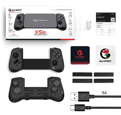 GameSir X5s Phone Gamepad for Android iOS Nintendo Switch 2/1 PC Wireless Controle Tri-mode Connectivity Hall Effect Sticks