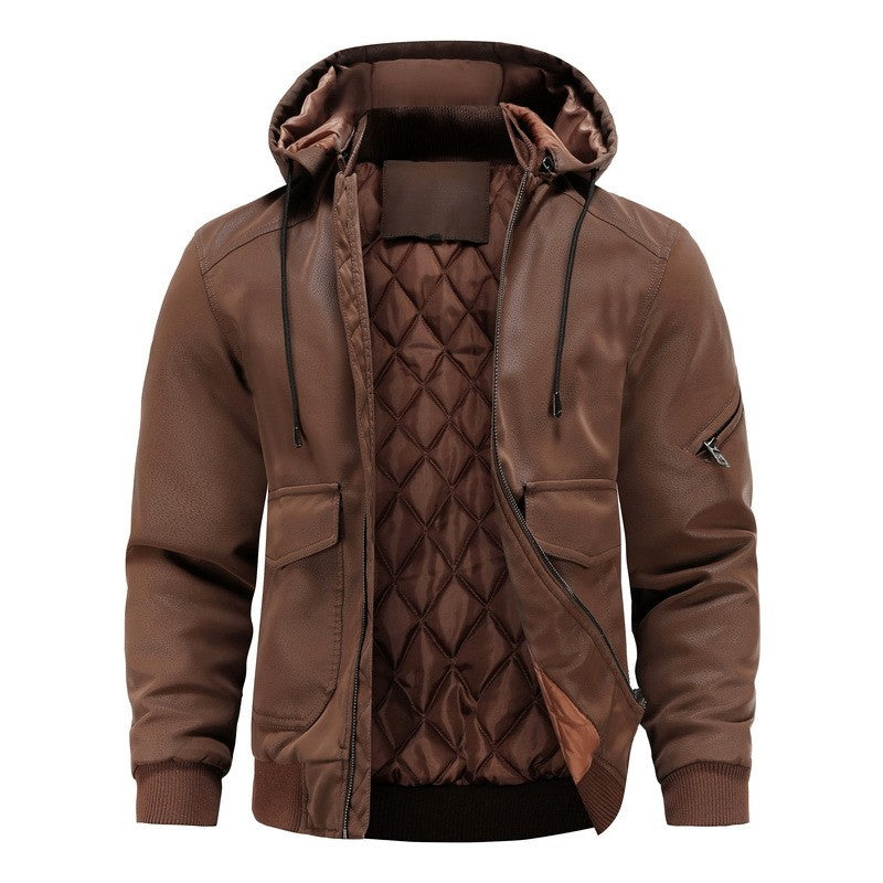 Mens Leather Jackets High Quality Classic Motorcycle Jacket Male Plus faux leather jacket men spring Drop shipping