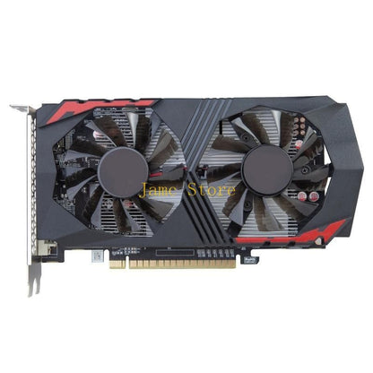 LX0B Computer Graphic Card 1050TI 4GB GDDR5 128 Bit PCIE HDMI-Compatible+DP+DVI with Twin Cooling Fan