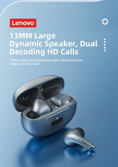 Lenovo LP5 Wireless Bluetooth Earbuds Stereo HiFi Music Earphones Headphones Sports Waterproof TWS Headset With Mic Earbuds New