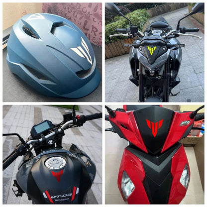 Adesivos Reflexivos de Vinil para Motocicleta com Logo MT, Acessórios para Tanque e Carroceria, Decalque para Yamaha MT-03 MT-07 MT-09 MT-10 MT 07 09 03 10