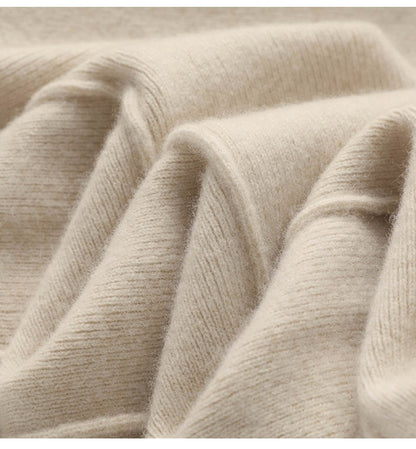 High Waist Wide Leg Woolen Pants Women's Loose Casual Black Long Trousers Autumn Fashion Elegant Commuting Style