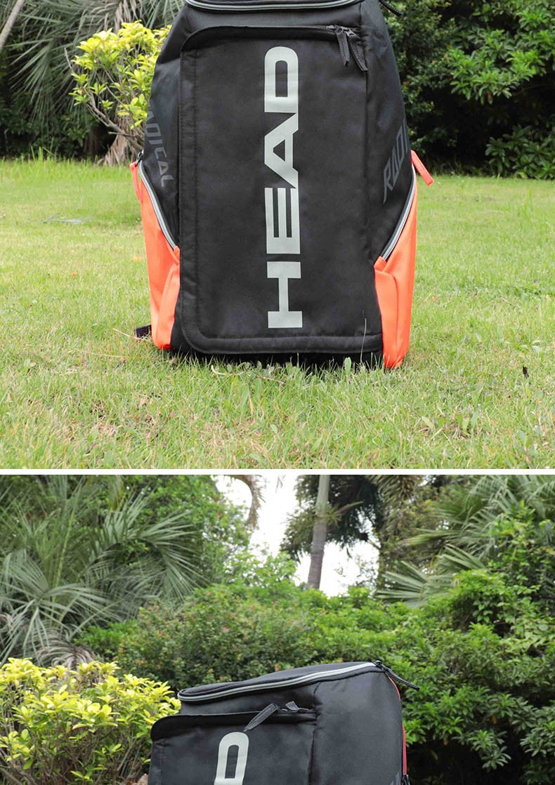 HEAD Original Radical Tennis Backpack 2-Pack Raquetes Bolsa Masculina Bolsa de Tênis Feminina Padel Mochila Esportiva
