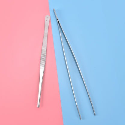 1PC Utensílios de Cozinha em Aço Inoxidável Pinça de Churrasco Pinça de Alimentos Pinça Clipe Pinça Clipe Ferramentas de Buffet de Churrasco de Restaurante
