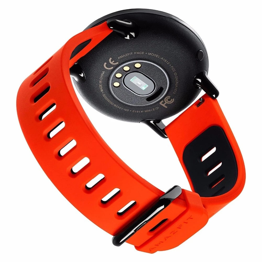 Original Amazfit Pace Masculino Smart Watch Relógio Esportivo Firmware Global com Idioma Inglês Em Estoque Bluetooth GPS 95% Novo Relógio