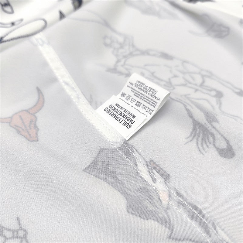 Latest Trend WACKO MARIA 25SS Vintage Denim Rope Crop Casual Hawaii Beach Holiday Mens Womens Casual Short Sleeve Shirt Tops