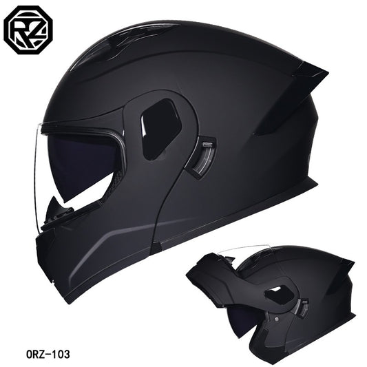 ORZ's latest high-quality motorcycle modular flip helmet ABS material dual lens full helmet DOT batch