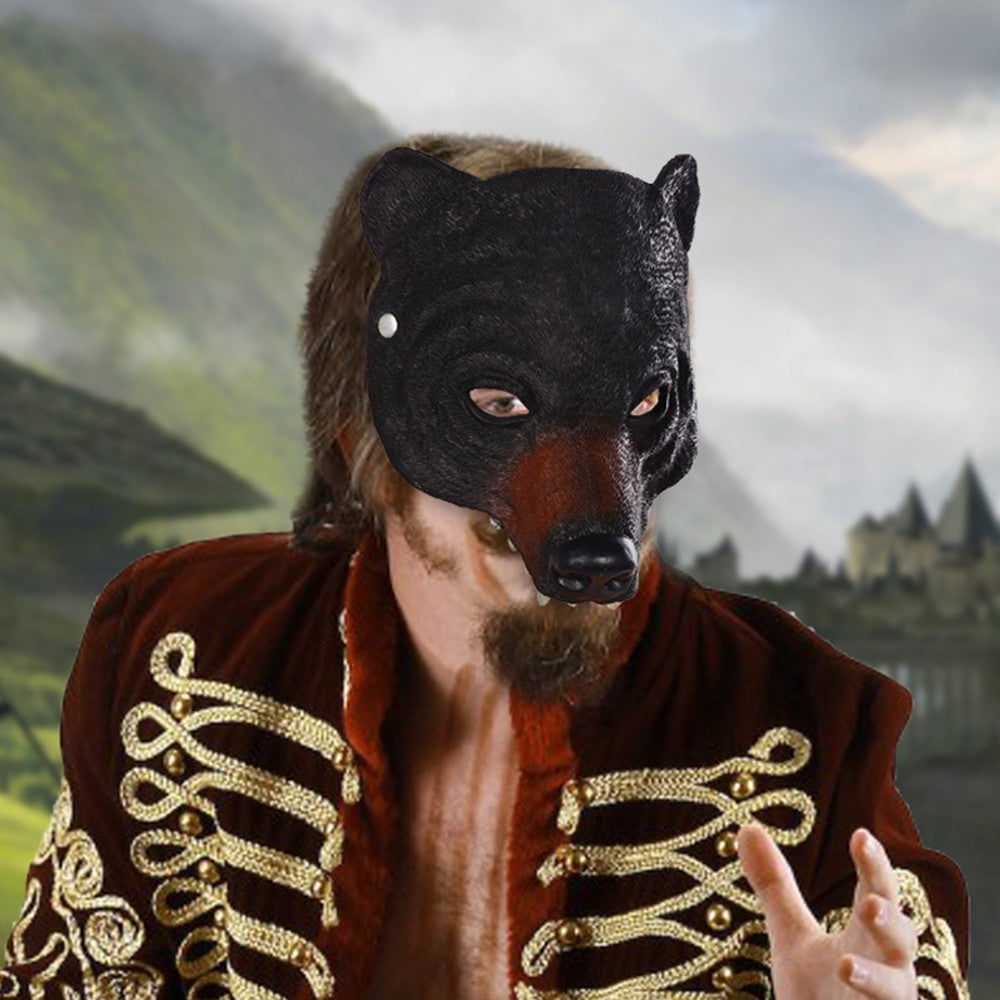 Halloween Animal Mask Collection PU Foam Realistic Animal Mask Carnival Masquerade Party Game Cosplay Props Costume Accessories