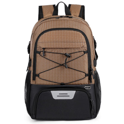 Mochila Esportiva de Basquete para Deslocamento Caminhada Trekking Acampamento com Bolso para Calçados, Viagem ao Ar Livre, Futebol, Academia, Mochila Escolar