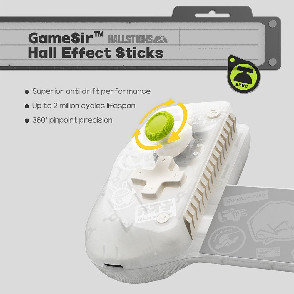 GameSir X5s Mobile Gamepad Zenless Zone Zero Edition Android iOS iPAD Mini Phone Controller for Switch 2/1 Hall Effect Sticks