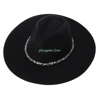 Chapéu de Cowboy Y88A para Meninas, Chapéu de Cowgirl Brilhante com Glitter, Strass e Cinto, Chapéu de Festa de Aniversário, Acessórios para Fantasia