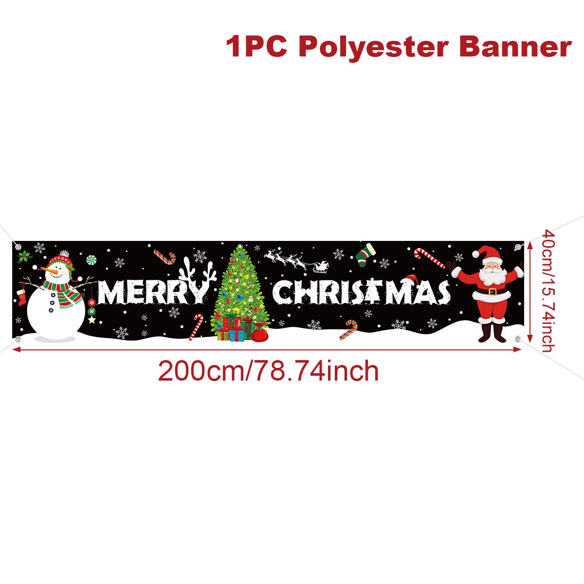 Christmas Outdoor Banner Merry Christmas Decorations For Home 2025 Outdoor Decor Xmas Navidad Noel Natal Happy New Year 2026