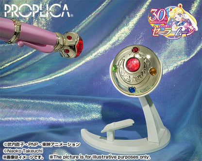 Em Estoque Original BANDAI PROPLICA Moon Stick Broche de Transformação Caneta de Disfarce Estrela de Cristal Figura Anime Sailor Moon Modelo de Brinquedo
