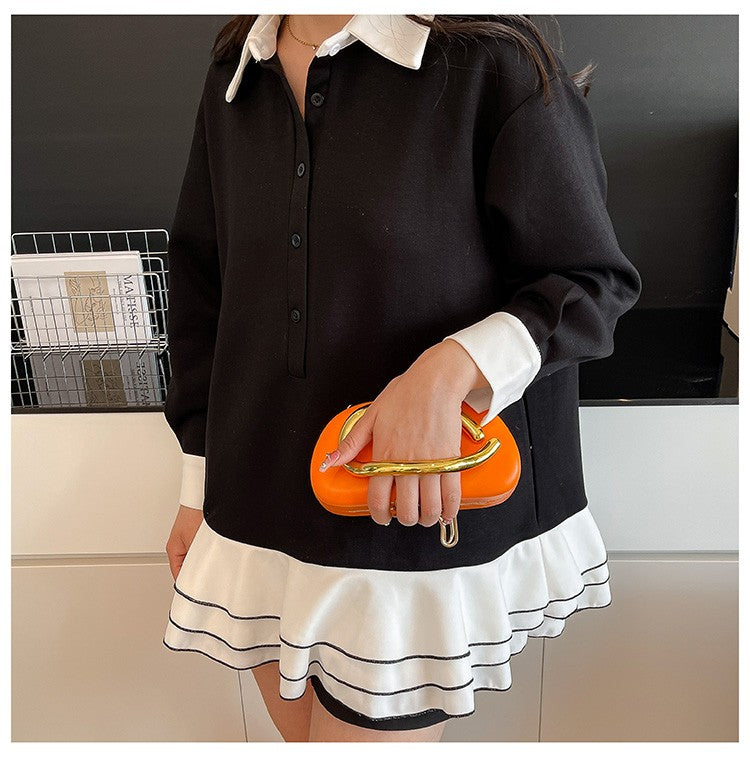 Women's Shoulder Bag, Crossbody Evening Clutch, Chain Design Handbag Purse, Stylish Ladies' Accessory for Parties & Events