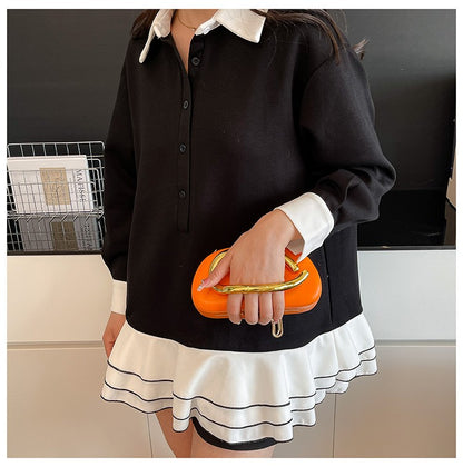 Women's Shoulder Bag, Crossbody Evening Clutch, Chain Design Handbag Purse, Stylish Ladies' Accessory for Parties & Events