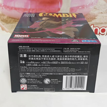 ORIGINAL SEGA ACT CUT X-Men Gambit Remy Etienne LeBeau Série Coleção Boneco Anime Modelo Action Figure Brinquedos Figuarts