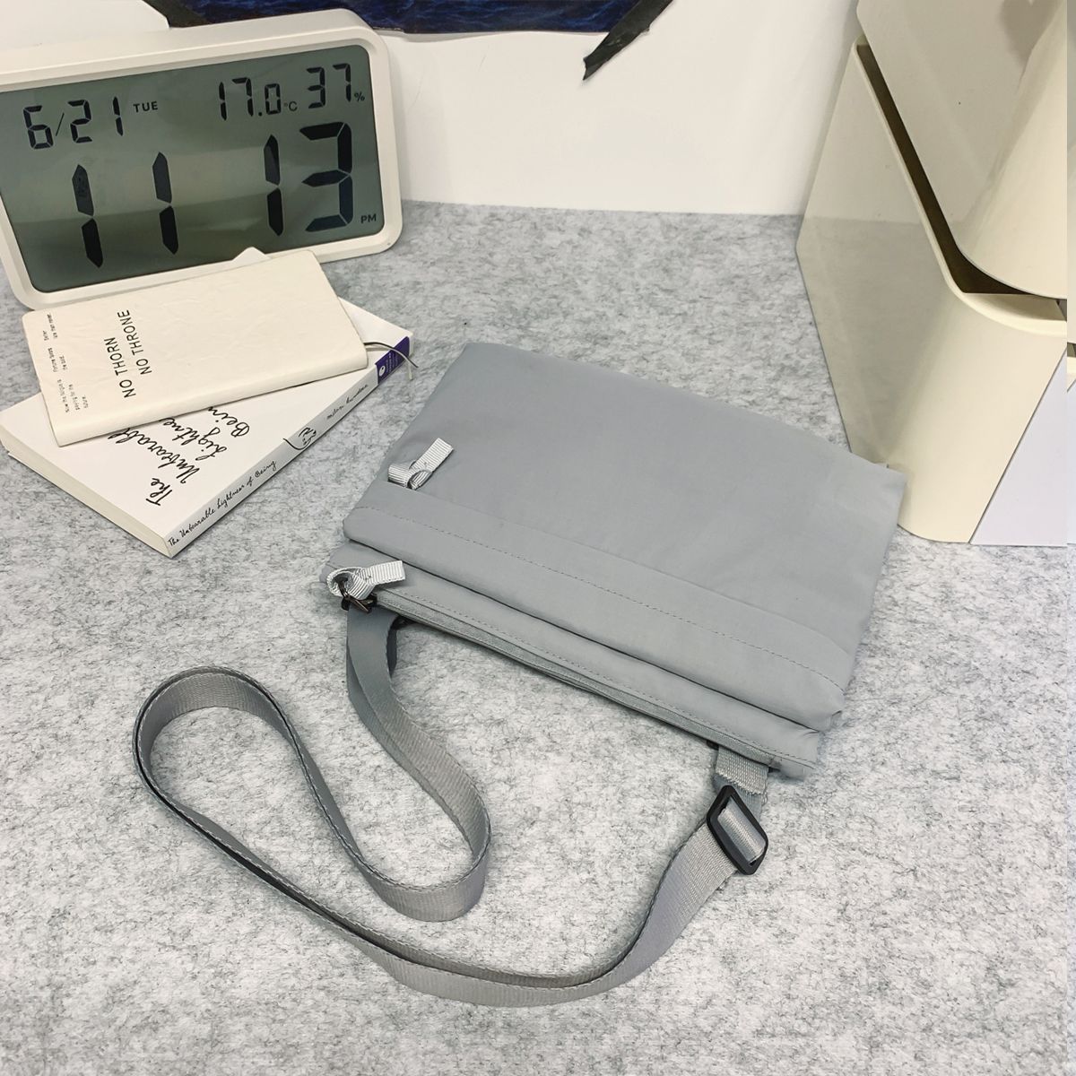 Unisex Outdoor Crossbody Bag - Tactical Messenger Bag for Hiking/Fishing/Travel, Style Phone Sling Pack with Anti-Theft Pocket