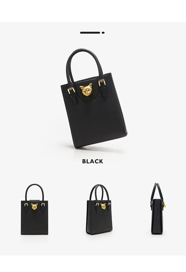 BAFELLI 2025 NEW WOMEN'S HANDBAG CAT LUXURY BRAND DESIGNER ORIGINAL STYLE TRENDING SHOULDER CASUAL BAGS MINI TOTE CROSSBODY