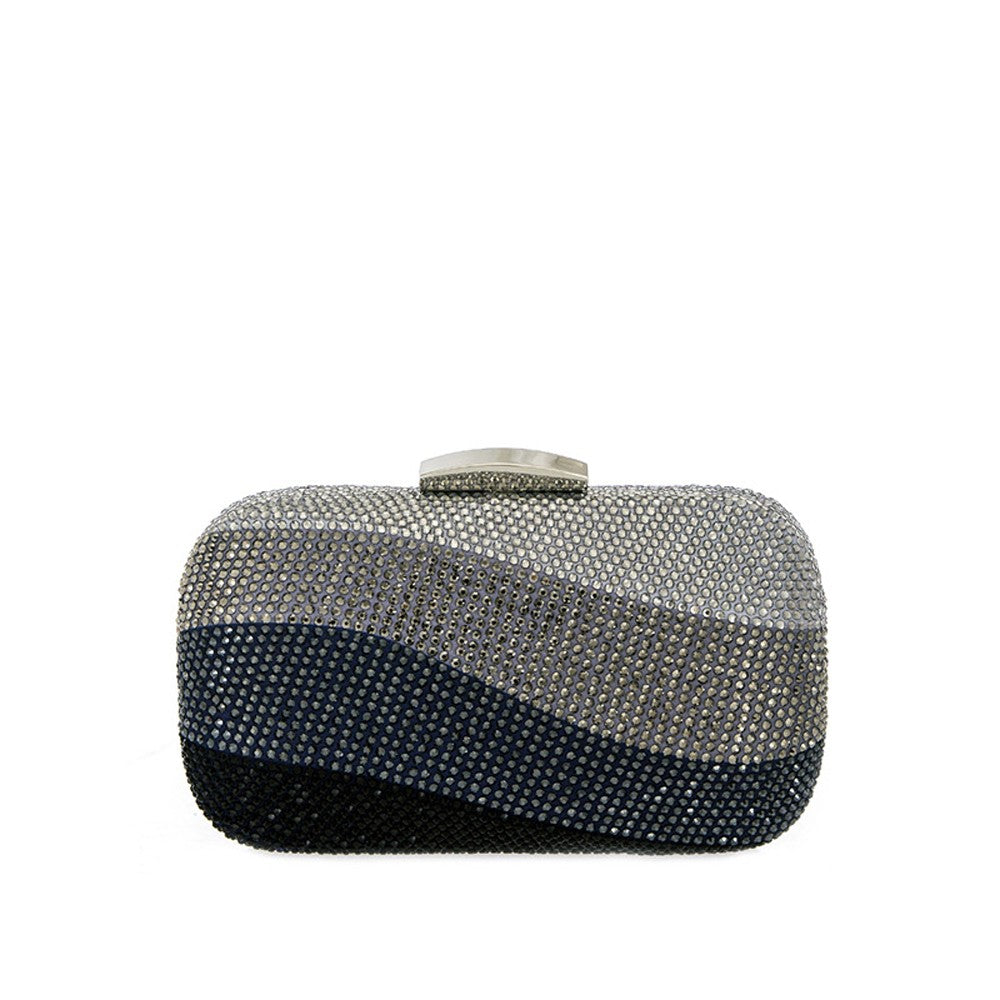 Colorful Rainbow Colors Diamond Evening Purse Wedding Party Crystal Clutch Wallet Bag Banquet Gala Dinner Female Handbag