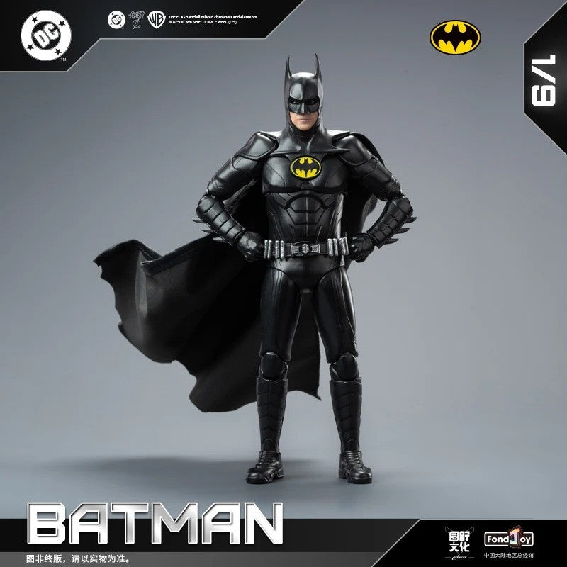 NOVO Boneco Original FondJoy Keaton Batman DC Liga da Justiça Figuras Detective Comics 1/9 BATMAN KEATON PVC Articulado Brinquedo Infantil