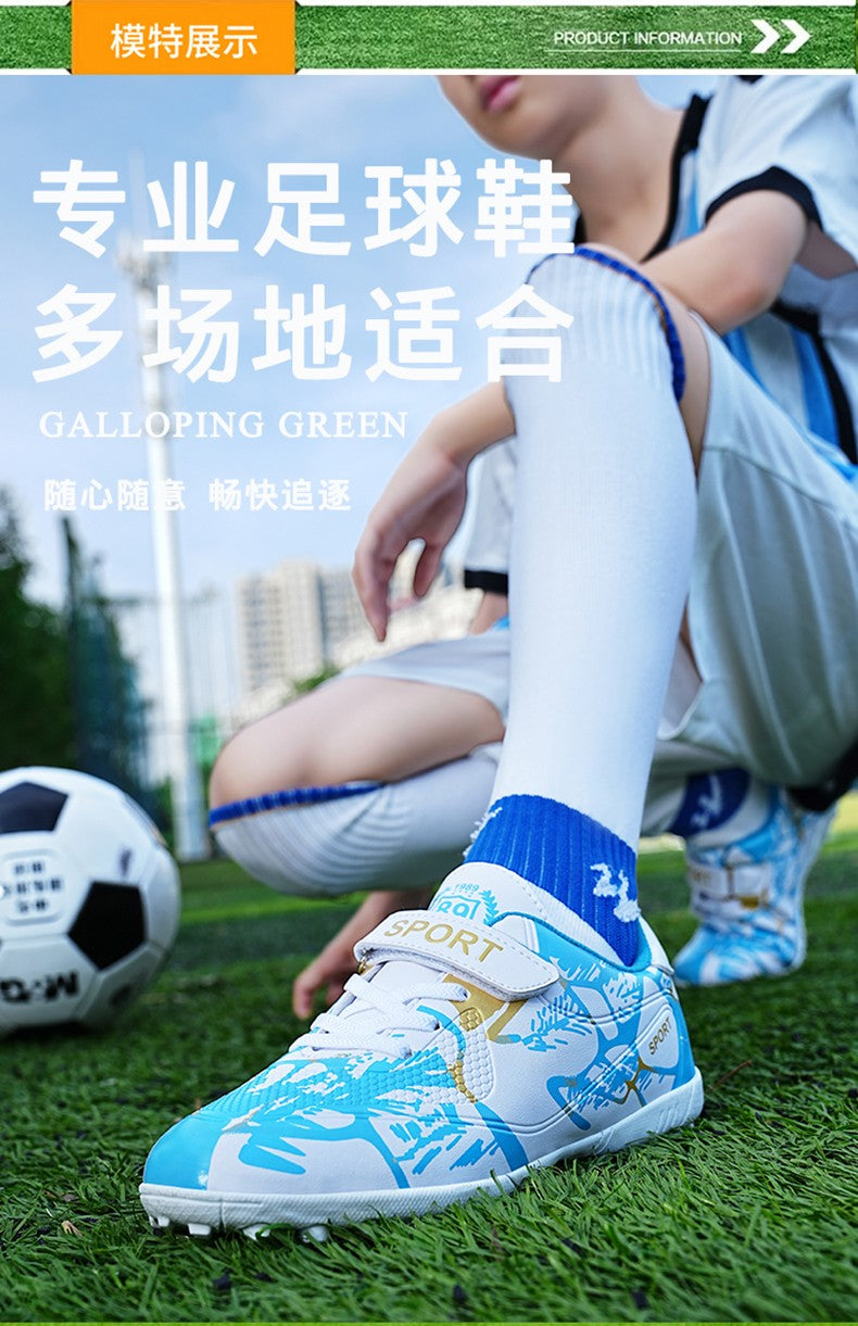 New Kids Football Shoes Match Soccer Shoes Indoor Football Field Boots Grass Training Original  Professional Sneaker Comfortable
