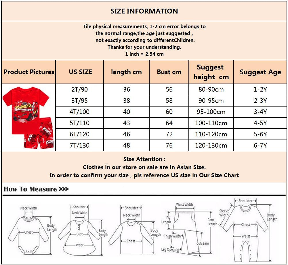 Summer Kids Pyjamas Children Sleepwear Baby Set Elsa Girls Minnie Short sleeved Pijamas Cotton Nightwear Clothes Pajamas Sets