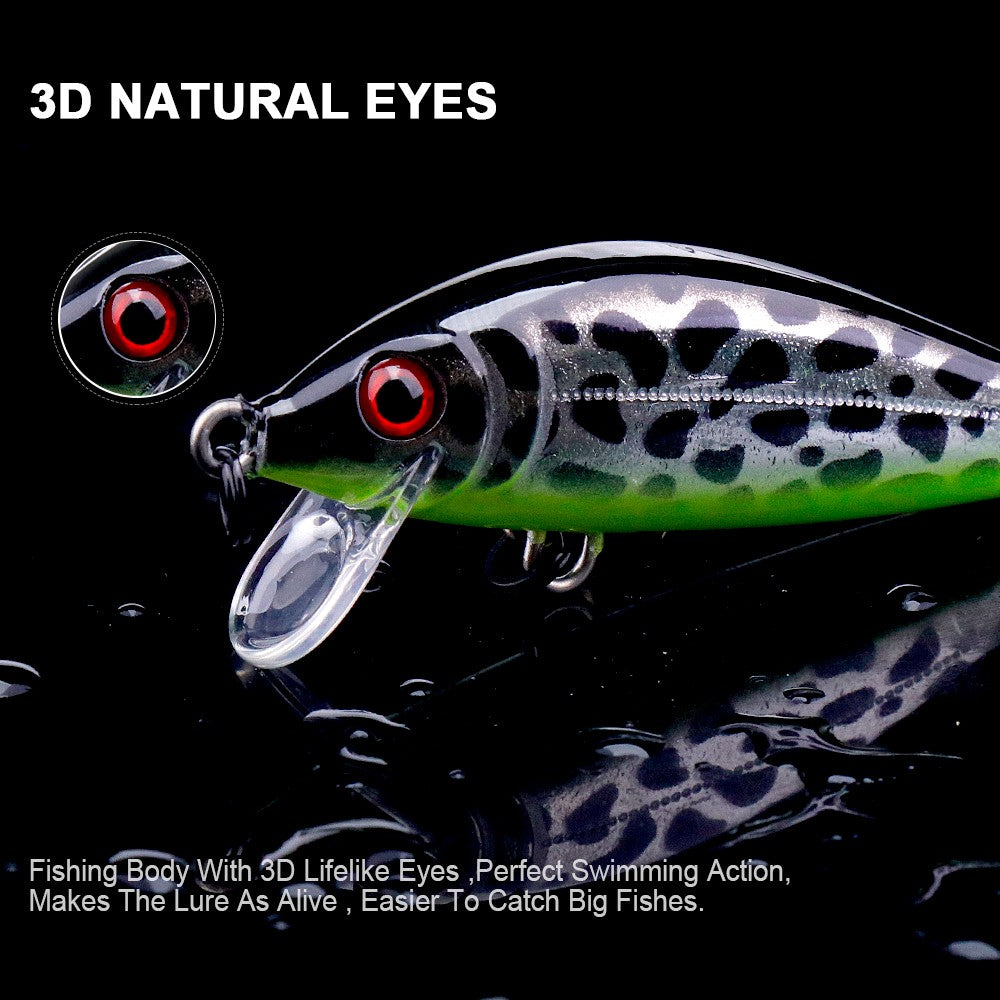 TREHOOK Jerkbait para Baixo Truta Pique Isca de Pesca Minnow Afundando 50mm 5g Isca Dura Wobblers Crankbait Pesca Artificial