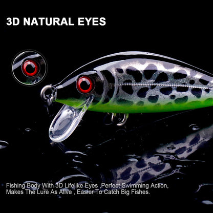 TREHOOK Jerkbait para Baixo Truta Pique Isca de Pesca Minnow Afundando 50mm 5g Isca Dura Wobblers Crankbait Pesca Artificial