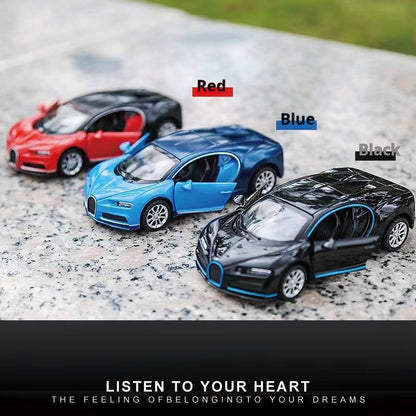 1:36 Bugatti Carro de Brinquedo Super Sport Modelo Miniatura Rodas Livres Liga de Zinco Fundido Coleção Presente Carro