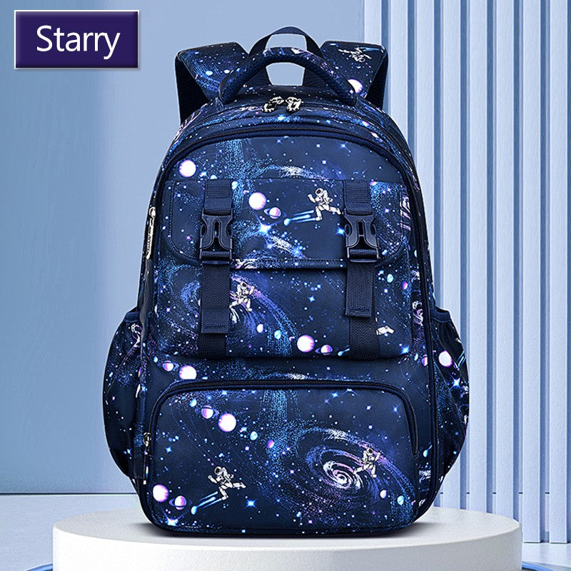 Mochila Ergonômica de Suporte Confortável para Coluna, para Livros Infantis do Ensino Fundamental e Médio Meninos Leve