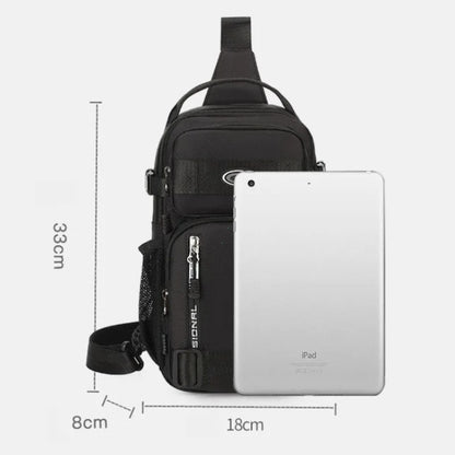 Men Riding Backpack Large Capacity Chest Bag Lightweight Crossbody Sling Bag Casual Outdoor Shoulder Pack for Men Crossbody Bags