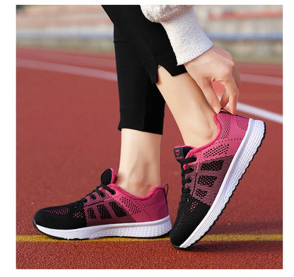 2024 Women Sport Shoes Fashion Platform Sneakers Ladies Spring Winter Flats Running Shoes for Woman