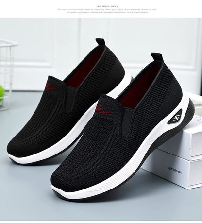Women Casual Sports Shoes Breathable Lightweight Sneakers Anti-slip Flats Outdoor Running Walking Shoes Female Vulcanized Shoes